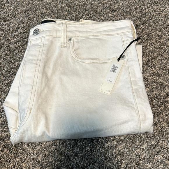 NWT! Banana Republic Optic White High-Rise Straight Jean - Multiple Sizes 🩵 - Picture 6 of 6